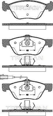 Triscan 8110 12010 - Kit pastiglie freno, Freno a disco autozon.pro