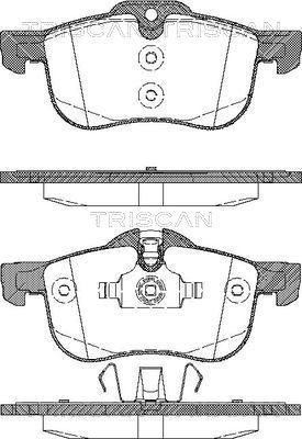 Triscan 8110 17010 - Kit pastiglie freno, Freno a disco autozon.pro