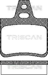 Triscan 8110 38933 - Kit pastiglie freno, Freno a disco autozon.pro