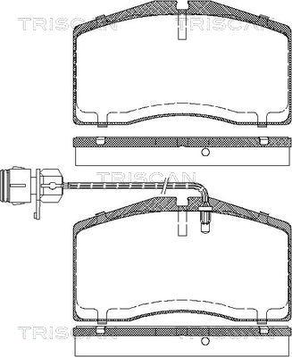 ACDelco AC0581585BD - Kit pastiglie freno, Freno a disco autozon.pro