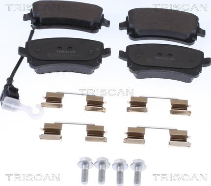 Triscan 8110 29056 - Kit pastiglie freno, Freno a disco autozon.pro