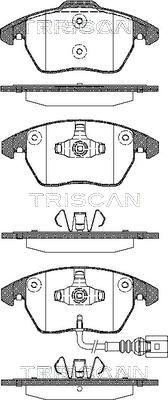 Triscan 8110 29051 - Kit pastiglie freno, Freno a disco autozon.pro