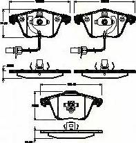 Triscan 8110 29058 - Kit pastiglie freno, Freno a disco autozon.pro