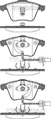 Triscan 8110 29053 - Kit pastiglie freno, Freno a disco autozon.pro