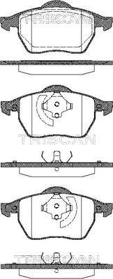 Triscan 8110 29005 - Kit pastiglie freno, Freno a disco autozon.pro