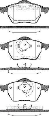 Triscan 8110 29006 - Kit pastiglie freno, Freno a disco autozon.pro