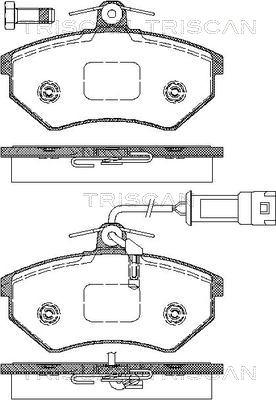 Triscan 8110 29002 - Kit pastiglie freno, Freno a disco autozon.pro