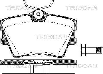 Triscan 8110 29014 - Kit pastiglie freno, Freno a disco autozon.pro