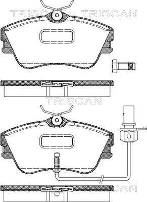 Triscan 8110 29034 - Kit pastiglie freno, Freno a disco autozon.pro