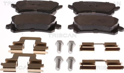 Triscan 8110 29077 - Kit pastiglie freno, Freno a disco autozon.pro