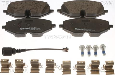 Triscan 8110 29197 - Kit pastiglie freno, Freno a disco autozon.pro