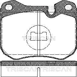 Triscan 8110 29157 - Kit pastiglie freno, Freno a disco autozon.pro