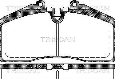 Triscan 8110 29160 - Kit pastiglie freno, Freno a disco autozon.pro