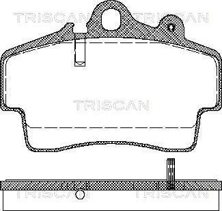 Triscan 8110 29162 - Kit pastiglie freno, Freno a disco autozon.pro