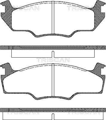 Triscan 8110 29102 - Kit pastiglie freno, Freno a disco autozon.pro