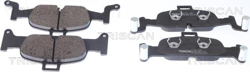 Triscan 8110 29188 - Kit pastiglie freno, Freno a disco autozon.pro