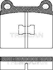 Triscan 8110 29214 - Kit pastiglie freno, Freno a disco autozon.pro