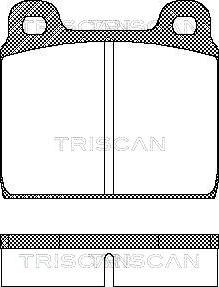 Triscan 8110 29211 - Kit pastiglie freno, Freno a disco autozon.pro