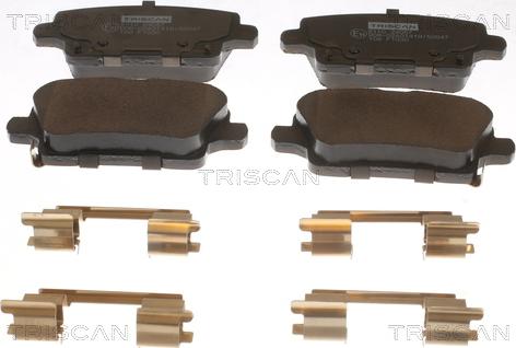 Triscan 8110 24057 - Kit pastiglie freno, Freno a disco autozon.pro