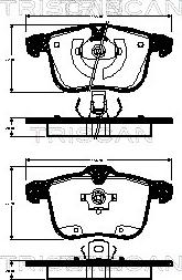 Triscan 8110 24026 - Kit pastiglie freno, Freno a disco autozon.pro