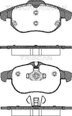 Triscan 8110 24020 - Kit pastiglie freno, Freno a disco autozon.pro