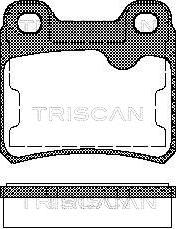 Triscan 8110 24892 - Kit pastiglie freno, Freno a disco autozon.pro