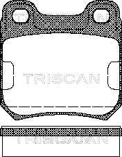 Triscan 8110 24865 - Kit pastiglie freno, Freno a disco autozon.pro