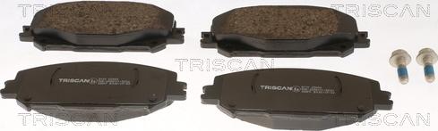 Triscan 8110 25054 - Kit pastiglie freno, Freno a disco autozon.pro