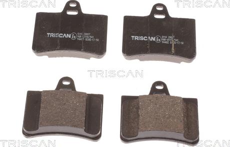 Triscan 8110 28017 - Kit pastiglie freno, Freno a disco autozon.pro