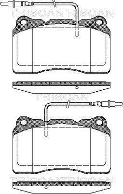 Triscan 8110 28032 - Kit pastiglie freno, Freno a disco autozon.pro