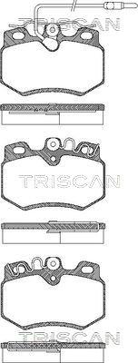 Triscan 8110 28850 - Kit pastiglie freno, Freno a disco autozon.pro