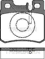 Triscan 8110 23007 - Kit pastiglie freno, Freno a disco autozon.pro