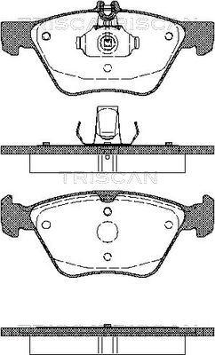 Triscan 8110 23014 - Kit pastiglie freno, Freno a disco autozon.pro