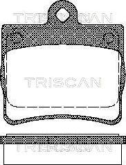 Triscan 8110 23016 - Kit pastiglie freno, Freno a disco autozon.pro