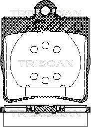 Triscan 8110 23018 - Kit pastiglie freno, Freno a disco autozon.pro