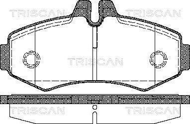 Triscan 8110 23020 - Kit pastiglie freno, Freno a disco autozon.pro