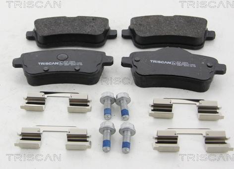 Triscan 8110 23076 - Kit pastiglie freno, Freno a disco autozon.pro