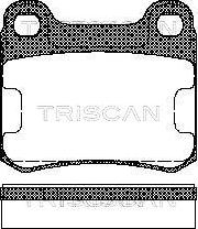 Triscan 8110 23115 - Kit pastiglie freno, Freno a disco autozon.pro