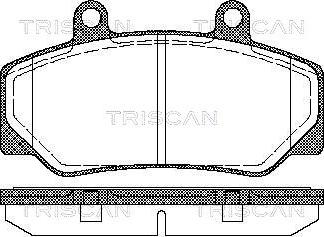 Triscan 8110 27935 - Kit pastiglie freno, Freno a disco autozon.pro