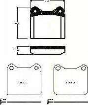 Triscan 8110 27006 - Kit pastiglie freno, Freno a disco autozon.pro