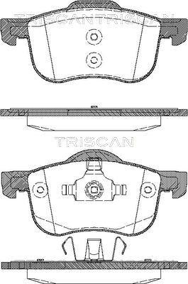 Triscan 8110 27003 - Kit pastiglie freno, Freno a disco autozon.pro