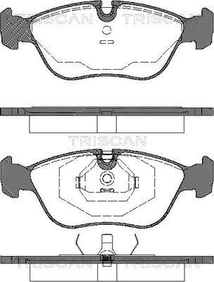 Triscan 8110 27175 - Kit pastiglie freno, Freno a disco autozon.pro