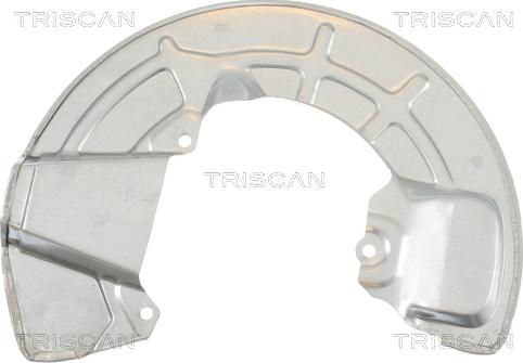 Triscan 8125 27106 - Lamiera paraspruzzi, Disco freno autozon.pro