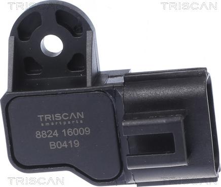 Triscan 8824 16009 - Sensore, Pressione collettore d'aspirazione autozon.pro