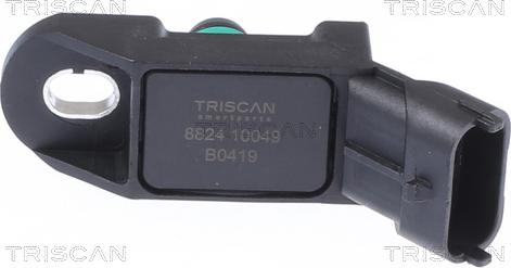 Triscan 8824 10049 - Sensore, Pressione collettore d'aspirazione autozon.pro