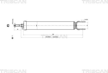 Triscan 8705 43202 - Ammortizzatore autozon.pro