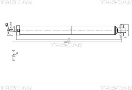 Triscan 8705 50202 - Ammortizzatore autozon.pro