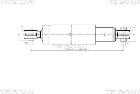 Triscan 8705 15201 - Ammortizzatore autozon.pro