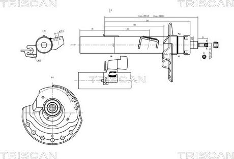 Triscan 8705 16104 - Ammortizzatore autozon.pro