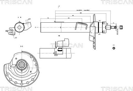 Triscan 8705 16108 - Ammortizzatore autozon.pro